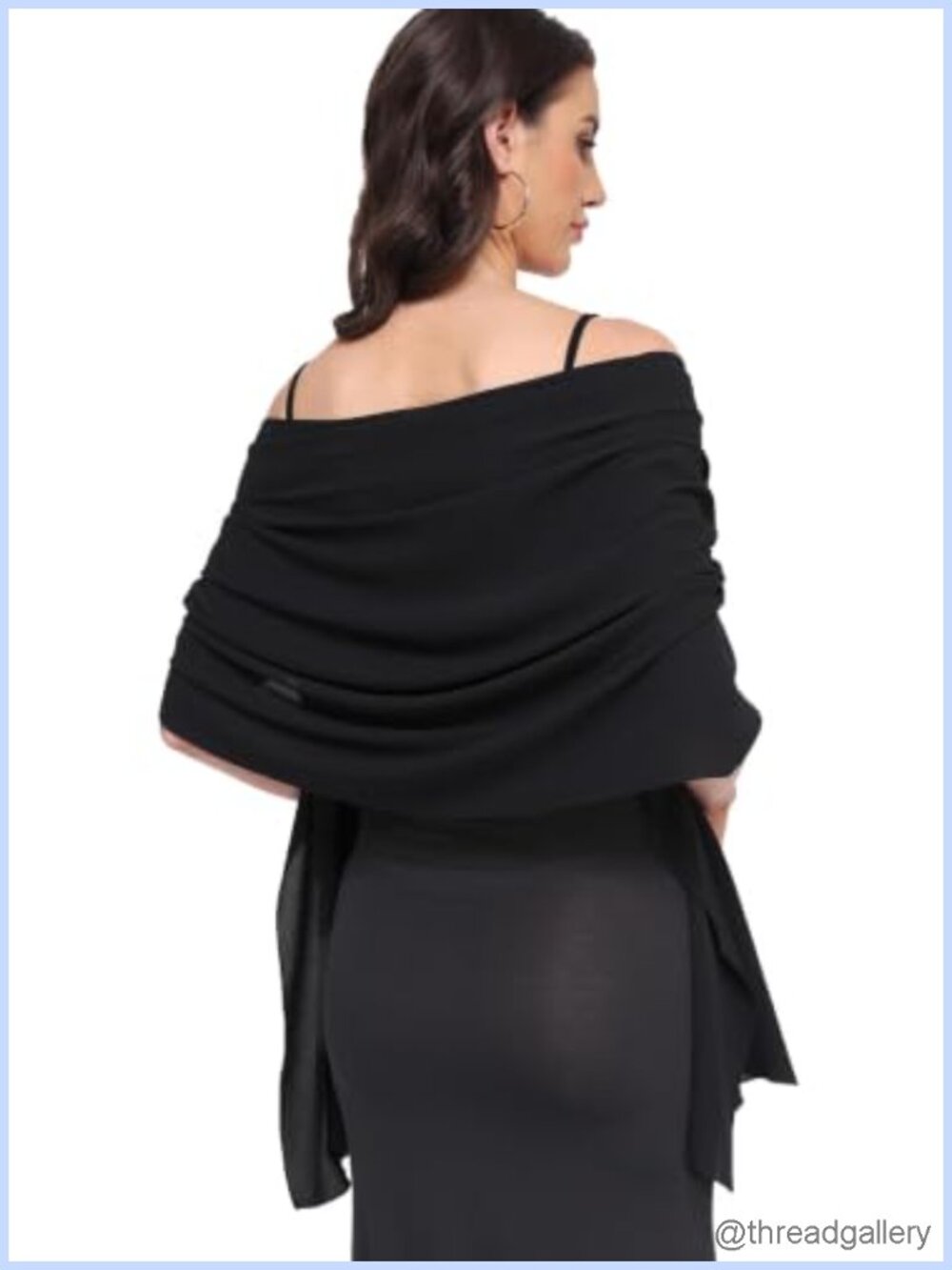 Chiffon Shawl Wrap for Evening Dresses & Weddings